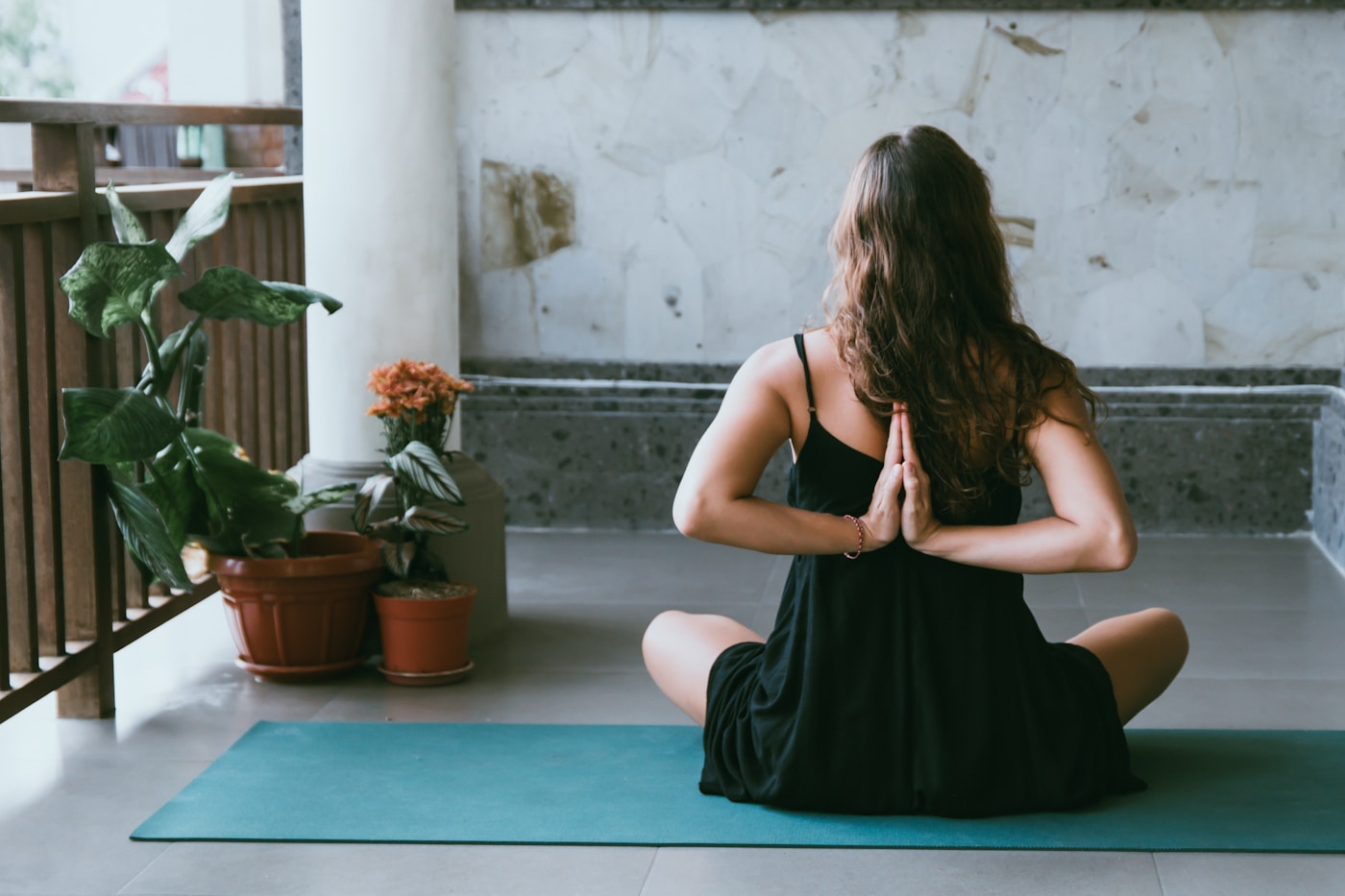 Yoga, nature and moments of calm